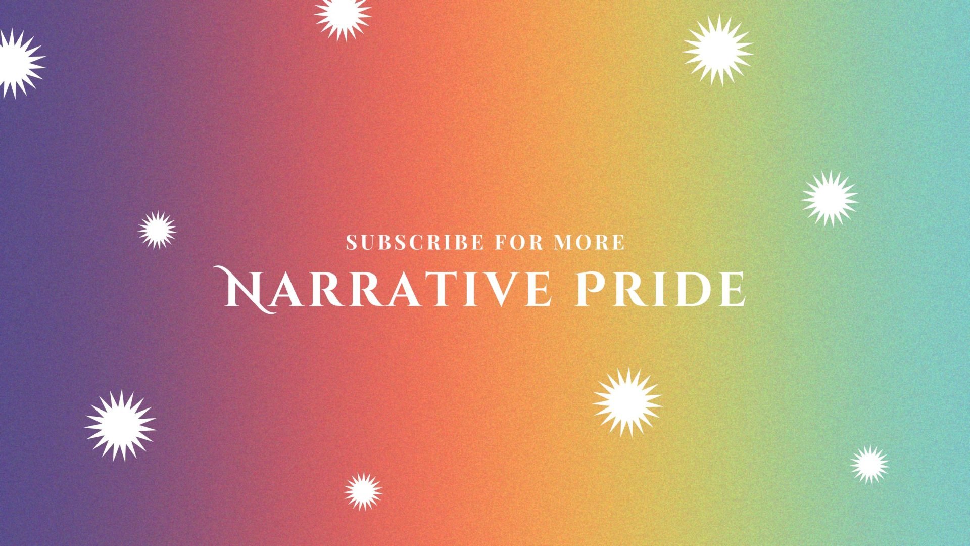 Narrative Pride: An opportunity to talk