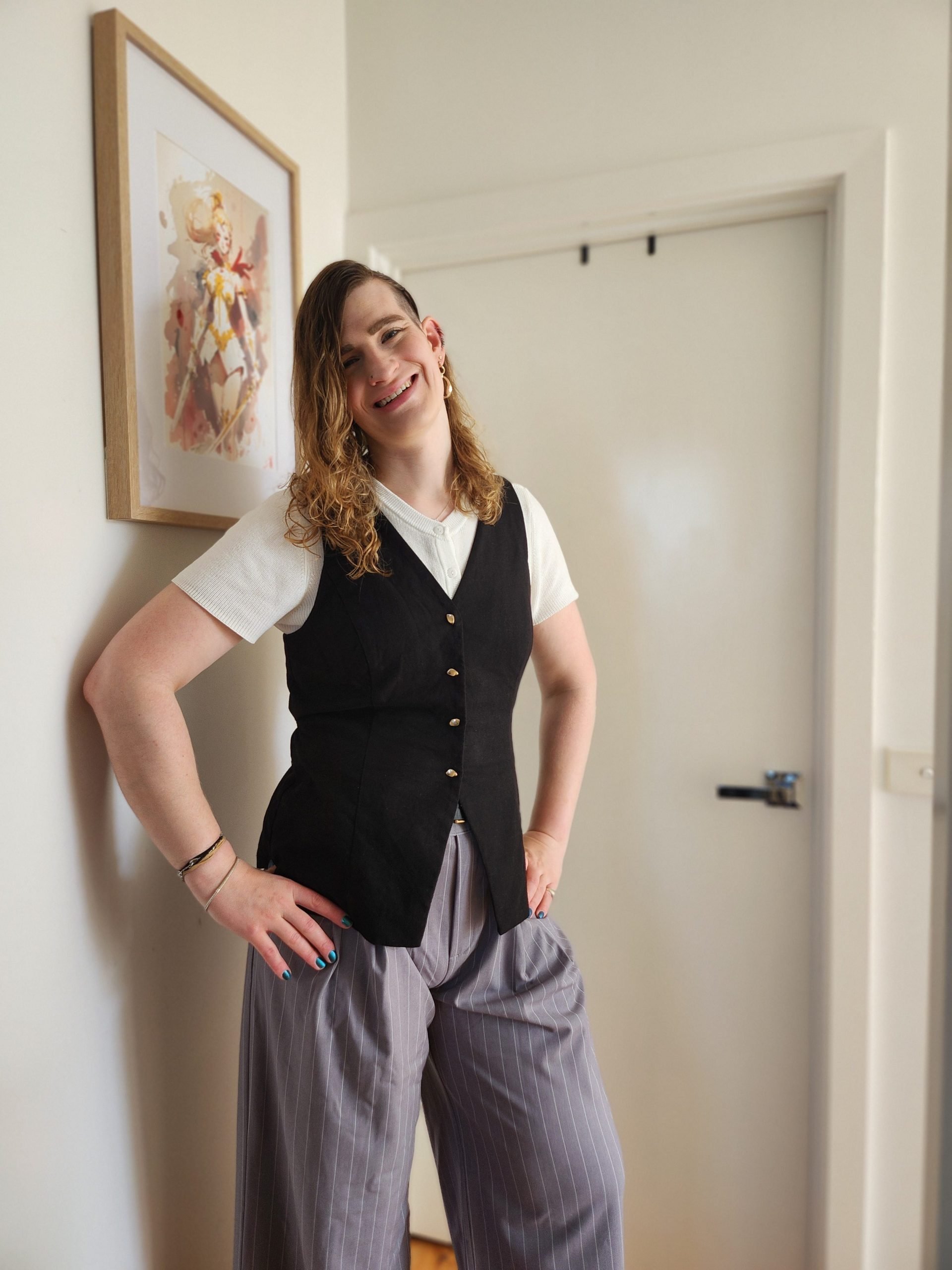 Starting to finally like my body.